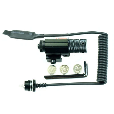 New Red Dot Laser Sight Scope With Pressure Switch for 20mm Rail Picatinny - Image 1 of 4