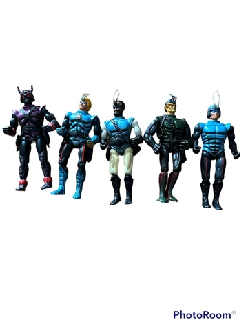 Vintage 1984 Lot Of 5 SECTAURS Coleco Action Figures Towns Cover