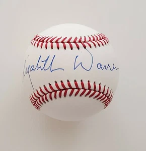 Elizabeth Warren Signed Baseball ROMLB 2020 Former Presidential Candidate RAD - Picture 1 of 3
