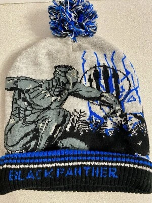 Gorro tejido pantera negra Marvel Comics talla única difícil de encontrar estilo retro Foto 1 de 4