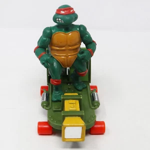VINTAGE 1988 80er TEENAGE MUTANT NINJA TURTLES TMNT BILLIGSKATE + LEONARDO FIGUR - Bild 1 von 9