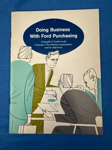 1969 FORD MOTOR CO Purchasing Guide Vintage Manual - Great Mid-Century Graphics - Picture 1 of 7