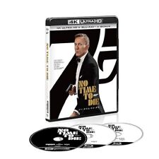 New 007 James Bond NO TIME TO DIE 4K ULTRA HD+2 Blu-ray Japan English GNXF-2719