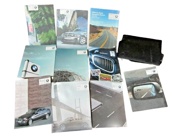 BMW Serie 3 328i 328xi 335i 335xi 2008 sedán ⭐Juego manual del propietario con estuche OEM⭐ Foto 1 de 4