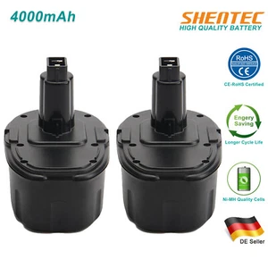 2 batterie 18 V 4000 mAh Ni-MH per Dewalt DE9098 DE9039 DE9095 DE9096 DC9096 DW9098 - Foto 1 di 8