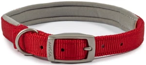 Padded Dog Collar - Red. 50cm - 59cm. - Picture 1 of 3