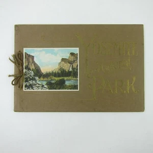 Yosemite National Park Souvenir Picture Book Color Litho Prints Antique 1926 - Picture 1 of 22