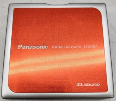 Panasonic Portable MD Player SJ-MJ57 and Speaker Tested Working Main Unit Only - Image 1 of 3