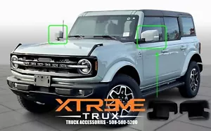 Painted Cactus Grey NE Mirror Covers for 21-24 Ford Bronco - Foto 1 di 3