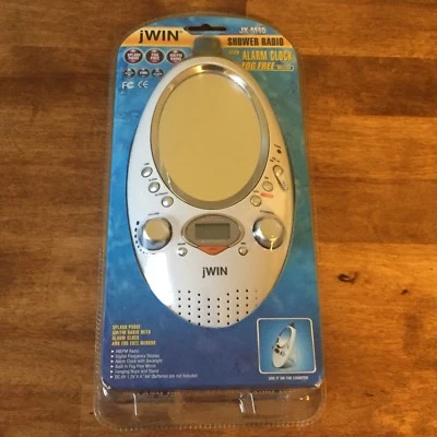 jWin Reloj Ducha Radio Alarma Espejo Antiniebla Modelo JX-M45 Nuevo En Paquete Foto 1 de 4