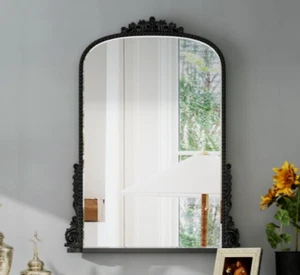 SHYFOY Antique Wall Mirror 31.5'" X 23.6'' Black Mirrors for Wall Decor Baroque - Picture 1 of 9