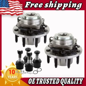 4X4 Front Wheel Hub Bearing + Ball Joint For Ford F250 F350 Excursion 1999-2004 - Picture 1 of 11