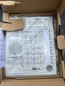 Panasonic KX-TA30830 12-Tasten Lautsprecher Telefon (WEISS) *NEU in OVP - Bild 1 von 6