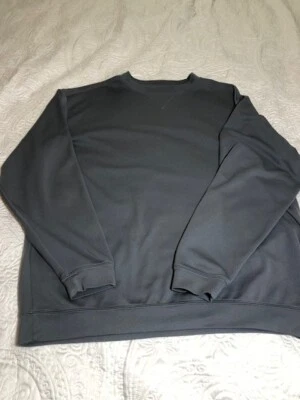 Pebble Beach Performance Gray Long Sleeve Crew Neck Pullover Golf Sweater XL - Image 1 of 4