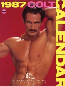COLT 1987 CALENDAR - NUDE BODY BUILDERS + 12 free glossy photo prints - Picture 1 of 4