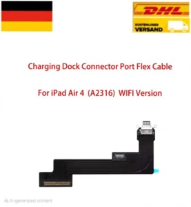 IPad AIR 4 A2316 Wifi Version LADEBUCHSE FLEX KABEL DOCK Charging Port Flex - Bild 1 von 5