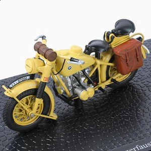 Risopen 1/24 R75 German Military Motorcycle Model Mini Alloy - Picture 1 of 6