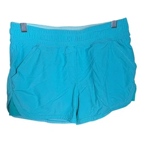 Pantalones Cortos IVIVVA by LULULEMON Azul Turquesa Campamento Diario con Bolsillos Talla 14 - Imagen 1 de 8