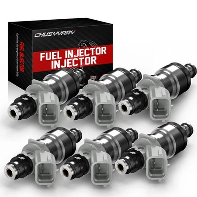 6X Genuine Fuel Injector 23250-62030 for 1995 1996 1997 1998 Toyota T100 3.4L V6 - Image 1 of 4