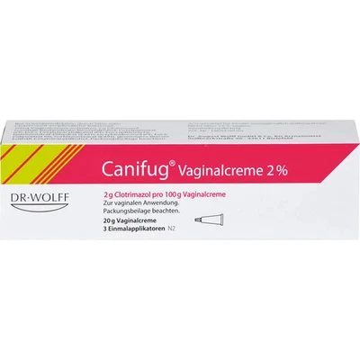 DR. AUGUST WOLFF GMBH & CO.KG ARZNEIMITTEL CANIFUG Vaginalcreme 2% m. 3 Appl. 20 g PZN 03754136
