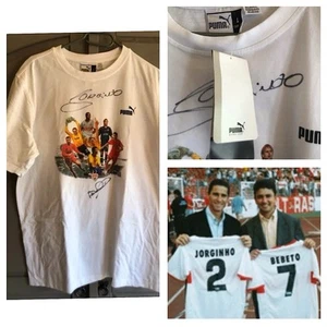 VfB Stuttgart Vintage Shirt Puma 90er (L) signiert von Bebeto & Jorginho WM 1994 - Bild 1 von 7