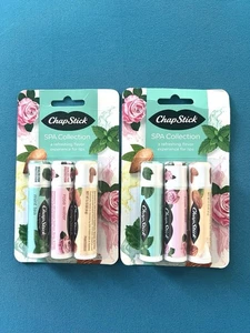ChapStick SPA Collection Chap Stick 3er Pack Minze Tee Rose Wasser Mandelöl x 2 - Bild 1 von 3
