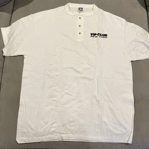 NUEVO SIN ETIQUETAS - Raro - De colección - VIP CLUB - Nueva York - Strip Club - Camiseta Henley - XL - Imagen 1 de 5