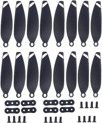 sea jump 16PCS Propeller for HS175D HT50 X500pro X650 Z6pro W3 F11MINI Black  - Image 1 of 4