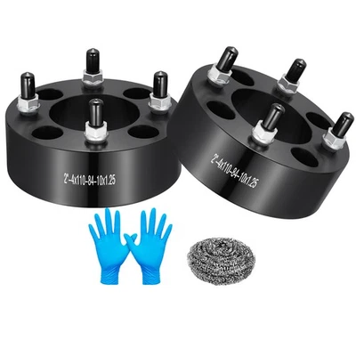 (2) Espaciadores de rueda de 2 pulgadas 4x110 ATV 10x1,25 para Suzuki King Quad 500 2011-2016 Foto 1 de 4