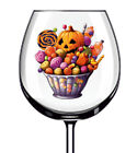 12X Halloween Candies Tumbler Wine Glass Bottle Vinyl Sticker Decals T234