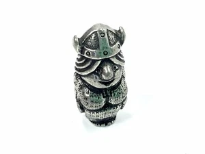ZINN Zinn Miniatur Wikinger Troll Figur Silber Norwegen Troll Zwerg - Bild 1 von 10