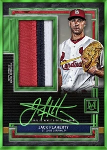 [DIGITAL CARD] Topps Bunt - Jack Flaherty - Museum - Green Framed Signature - Picture 1 of 1