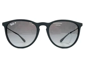 Ray-Ban Sunglasses RB4171 ERIKA 622/T3 Rubber Black with Gray Gradient Polarized - Picture 1 of 13