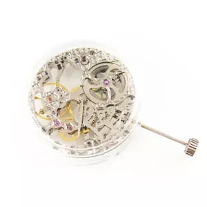 27.4mm 17 Jewels Hollow Mechanical Watch Movement Small Second @6 For ETA 6498 - Picture 1 of 7