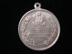 Australia 1920 Prince of Wales Medallion.. Tasmania.. Silvered  (NN01) - Bild 1 von 2
