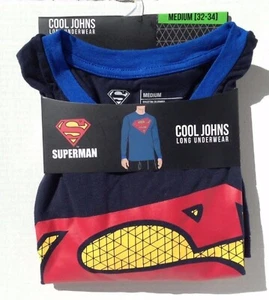 Bioworld Superman M Shirt long underwear top New DC Comics Super Hero Logo - Picture 1 of 2