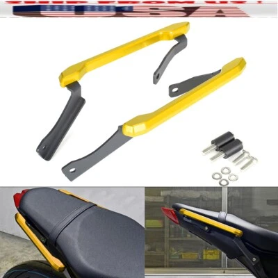 Barra de agarre de asiento de pasajero trasero dorado de EE. UU. para Yamaha MT-09 MT09 SP 2021-2023 Foto 1 de 4