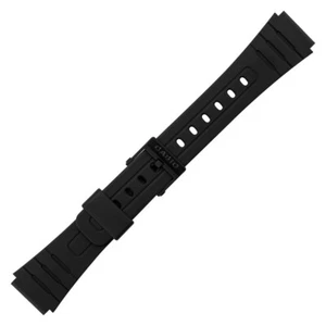 Bracelet en caoutchouc Casio authentique 71604002 18/22 mm - Picture 1 of 3