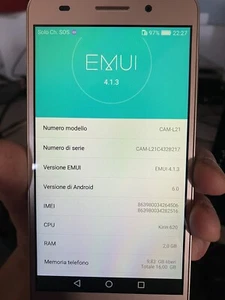 Smartphone Huawei Y6II ROM 16GB RAM 2GB 4G oro - Foto 1 di 11