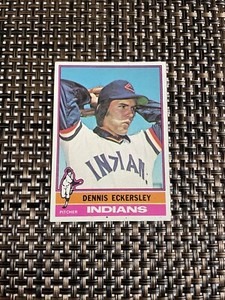 1976 TOPPS #98 DENNIS ECKERSLEY ROOKIE INDIANS EX-MT ++ RANGE