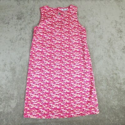 Vineyard Vines Girls Dress 16 Pink Allover Whale Print Sleeveless - Image 1 of 4