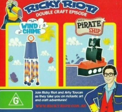 RICKY RIOT! MAKE YOUR OWN WIND CHIME AND PIRATE SHIP - DVD - Image 1 of 2