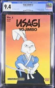USAGI YOJIMBO #1 CGC 9.4 (páginas blancas a blancas apagadas) 1er Usagi Yojimbo - Imagen 1 de 2