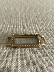 Origami Owl Gold Bar WRAP Bracelet Locket w/Gold Crystals "New" - Picture 1 of 8