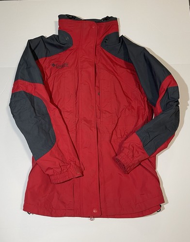 VETEMENTS Giacca Columbia Interchange donna media rossa full zip cappotto core vertex cappotto sci