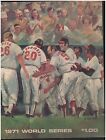 1971 Pittsburgh Pirates Baltimore Orioles Bowie Kuhn Signed World Series Program