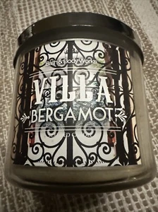 Bath & Body Works VILLA BERGAMOT 3-Wick Candle Large Htf - Picture 1 of 4