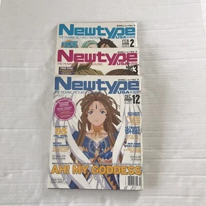 (3) Newtype USA Edition Magazines Dec 2004 03#12, Mar 2005 04#03, Feb 2006 05#02 - Picture 1 of 24