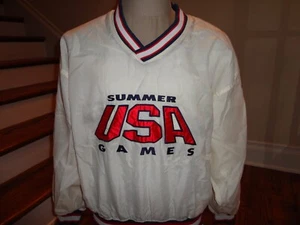 Vintage 90's Starter 1996 Atlanta Summer Olympic Games Nylon Pullover Jacket M - Picture 1 of 9