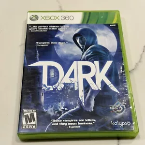 Dark (Xbox 360, 2013 Kalypso) komplettes CIB-Handbuch GETESTET SCHNELLER VERSAND Vampire - Bild 1 von 9